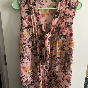 Sunny Girl Pink Floral tank